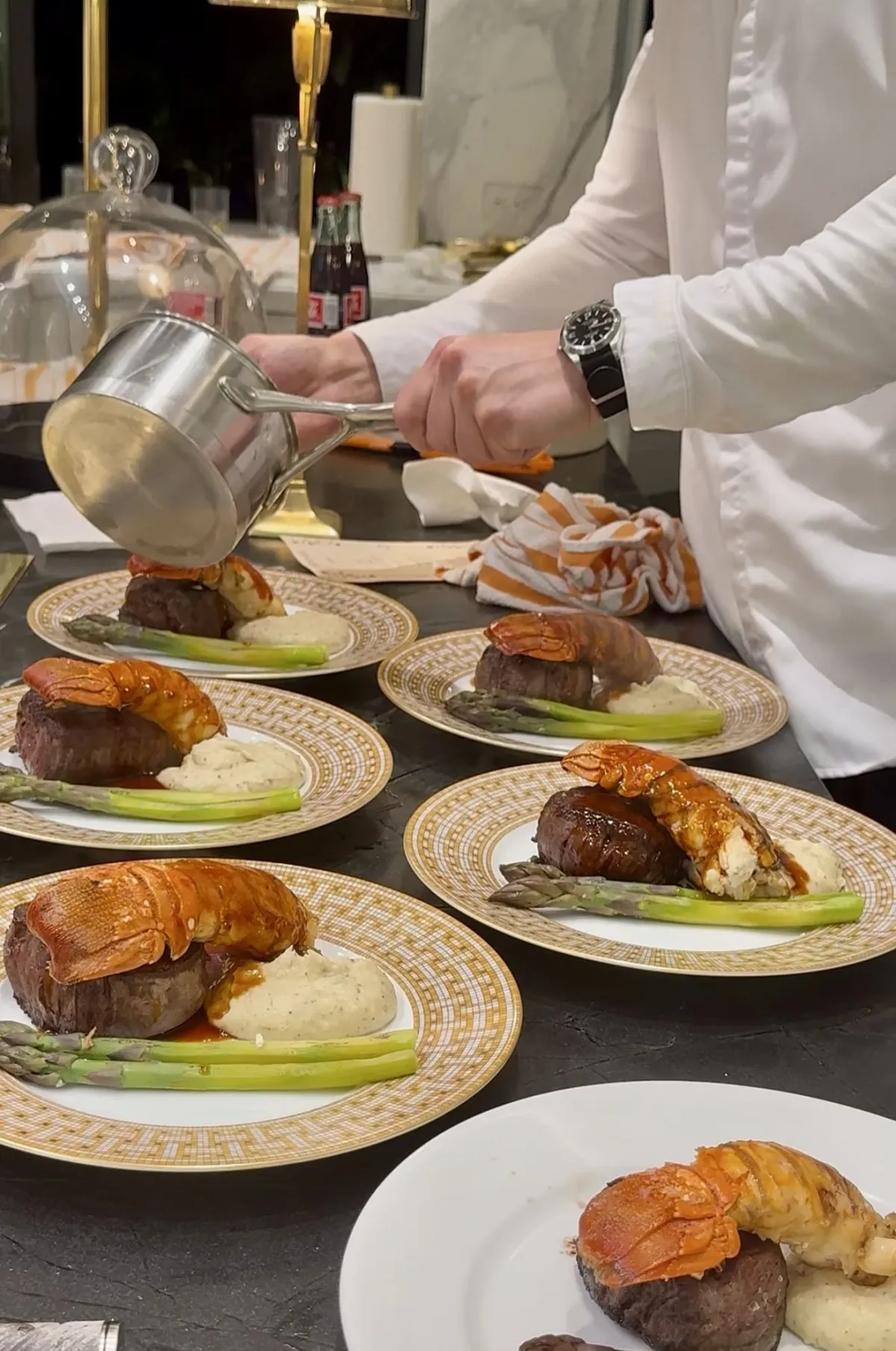 Freshly prepared course